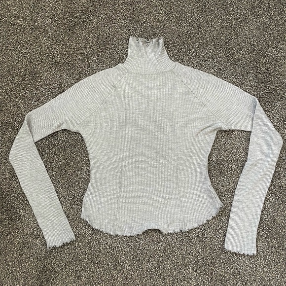 Free People Make It Easy Thermal - Light Gray / M - Picture 3 of 5